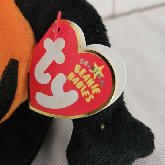 Ty Beanie Babies Trick R. Treat the Pumpkin Halloween Plush 2006 - Picture 2 of 5